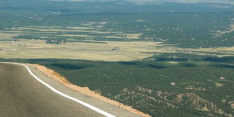 Racing up Pikes Peak